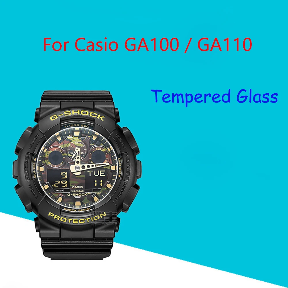 2.5D 9H Tempered Glass Screen Protector For Casio GA100 GA110 Watch Protective Film Transparent for Casio ga100/ 110
2.5D 9H Tempered Glass Screen Protector For Casio GA100 GA110 Watch Protective Film Transparent for Casio ga100/ 110