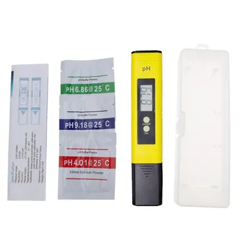 1pc PH Meter Portable Pocket Pen Water Digital Tester Quality Measure Range 0.0-14.0pH for Aquarium Pool Water Laboratory Soil
1pc PH Meter Portable Pocket Pen Water Digital Tester Quality Measure Range 0.0-14.0pH for Aquarium Pool Water Laboratory Soil