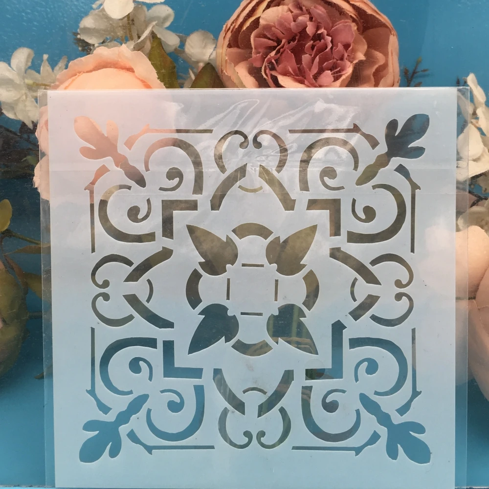 5.9" Flower Square DIY Craft Layering Stencils Wall Painting Scrapbooking Stamping Embossing Album Paper Card Template F5536
5.9" Flower Square DIY Craft Layering Stencils Wall Painting Scrapbooking Stamping Embossing Album Paper Card Template F5536