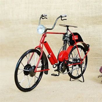 24cm Length Vintage Red Black Bike bicycle retro metal ornaments study table decoration kids gift antique toys for children
24cm Length Vintage Red Black Bike bicycle retro metal ornaments study table decoration kids gift antique toys for children