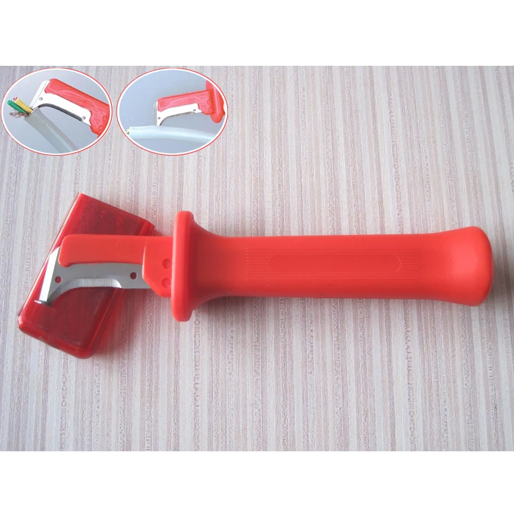 Cable stripper knife with hook blade cable knife Electrical Insulation Stripping tool
Cable stripper knife with hook blade cable knife Electrical Insulation Stripping tool