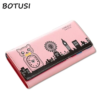 BOTUSI Famous Brand Long Purse Carton Women Clutch Wallet Phone Pocket Purse Card Holder Portefeuille Female Purse Cartera Mujer
BOTUSI Famous Brand Long Purse Carton Women Clutch Wallet Phone Pocket Purse Card Holder Portefeuille Female Purse Cartera Mujer