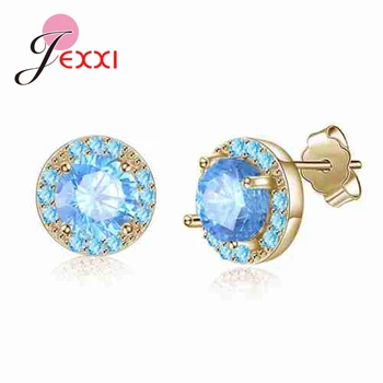 Original Jewelry Sky Blue Cubic Zirconia Stud Earrings High Quality Hot Sale Modern Shiny Women Appointment Jewelry
Original Jewelry Sky Blue Cubic Zirconia Stud Earrings High Quality Hot Sale Modern Shiny Women Appointment Jewelry