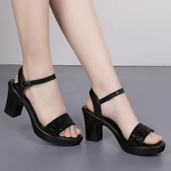 2019 summer new genuine leather sandals 8cm high heels women fashion sandals platform women casual shoes plus size 35-42
2019 summer new genuine leather sandals 8cm high heels women fashion sandals platform women casual shoes plus size 35-42
