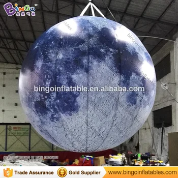 Hot sale LED lighting 2.5M inflatable Moon balloon customized size hanging inflatable planet model for party decoration toy Moon
Hot sale LED lighting 2.5M inflatable Moon balloon customized size hanging inflatable planet model for party decoration toy Moon