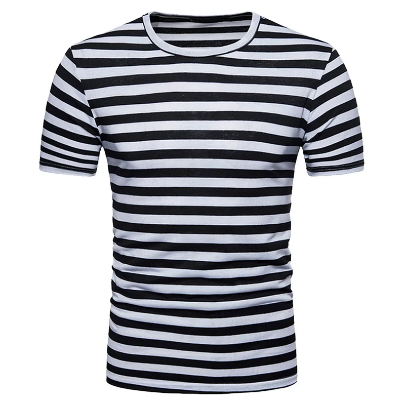 HEFLASHOR Summer Striped T-shirt Fashion O-neck Short sleeve Tee&Tops Casual 3Colors Men Brand Clothing Plus Size 3XL
HEFLASHOR Summer Striped T-shirt Fashion O-neck Short sleeve Tee&Tops Casual 3Colors Men Brand Clothing Plus Size 3XL