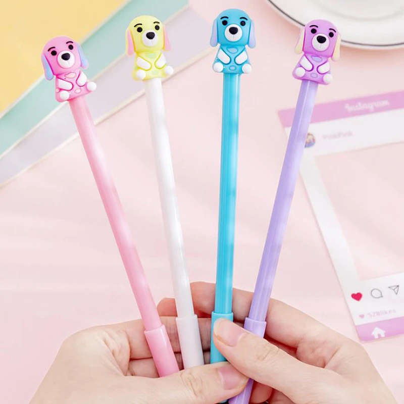 4 Pcs/set Cartoon 0.38mm Candy Color Animal Dog Gel Pens Signature Pens School Office Supply Korean Stationery Students Gifts
4 Pcs/set Cartoon 0.38mm Candy Color Animal Dog Gel Pens Signature Pens School Office Supply Korean Stationery Students Gifts