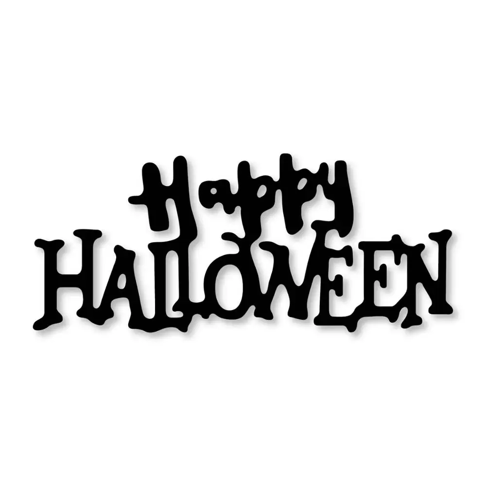 Happy Halloween 34*80mm Metal Cutting Dies Scrapbooking for Card making DIY Embossing stencil Cuts New Craft Die 2019
Happy Halloween 34*80mm Metal Cutting Dies Scrapbooking for Card making DIY Embossing stencil Cuts New Craft Die 2019