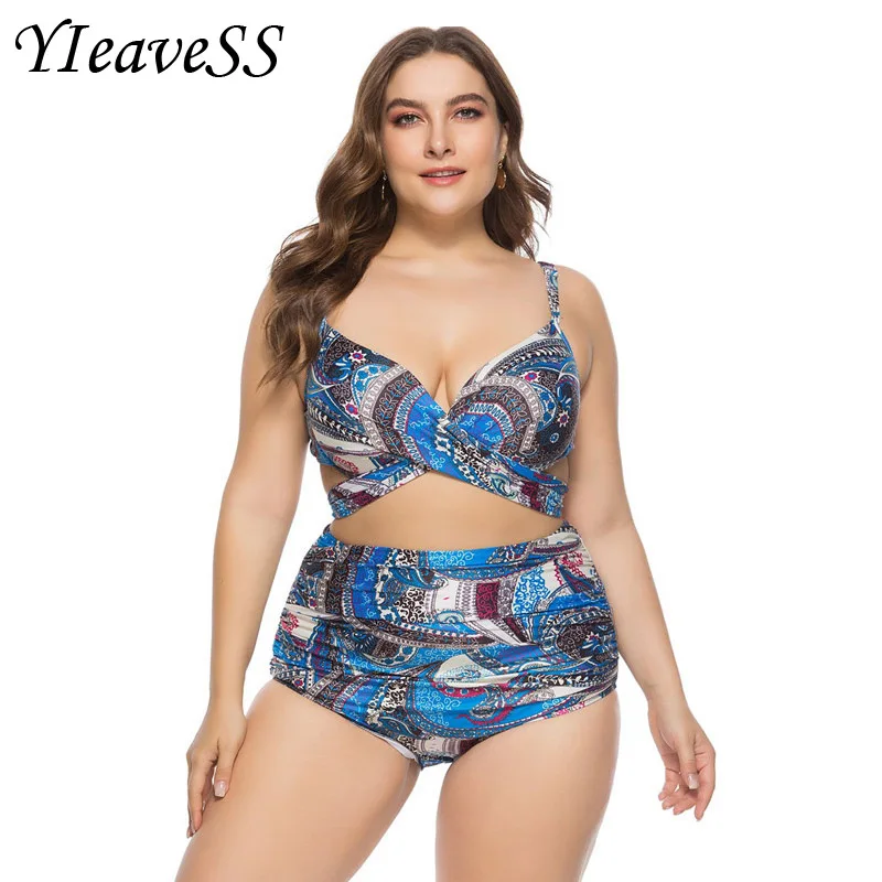 5XL Plus Size Bikinis Set For Women Summer High Waist Printed Push Up Swimsuit Biquini Swimwear Large Size Beach Wear Bathing
5XL Plus Size Bikinis Set For Women Summer High Waist Printed Push Up Swimsuit Biquini Swimwear Large Size Beach Wear Bathing