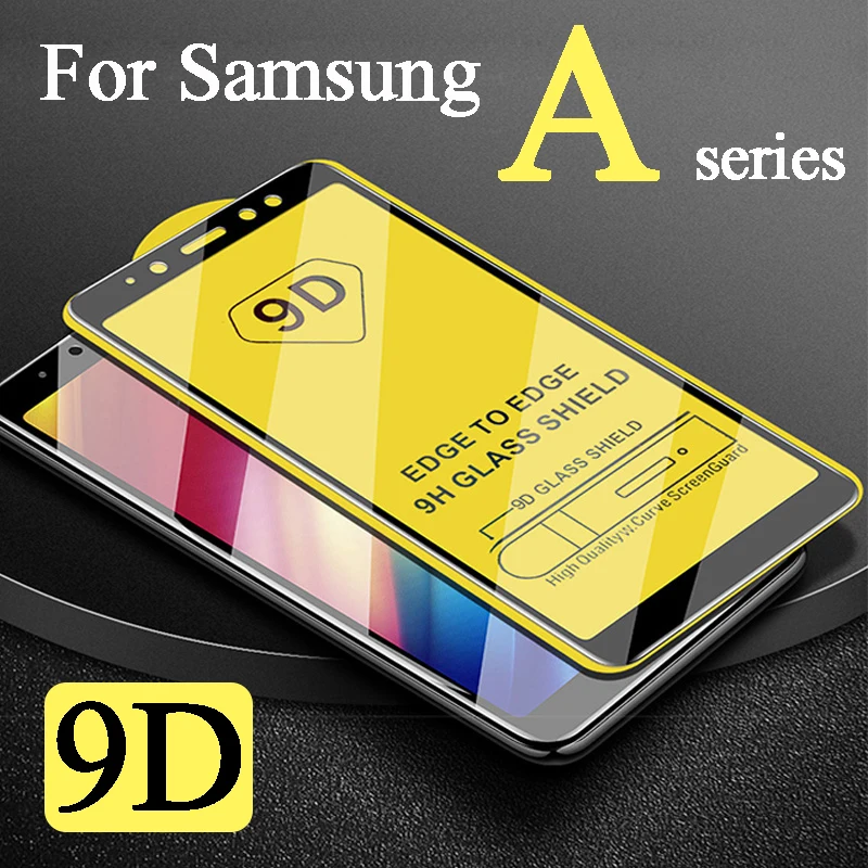 Защитное стекло на для samsung galaxy a9 a8 a7 a6 plus 2018 a5 5a a3 2017 tremp лист cam 9 8 7 6 5 протектор 9a 7a 6a