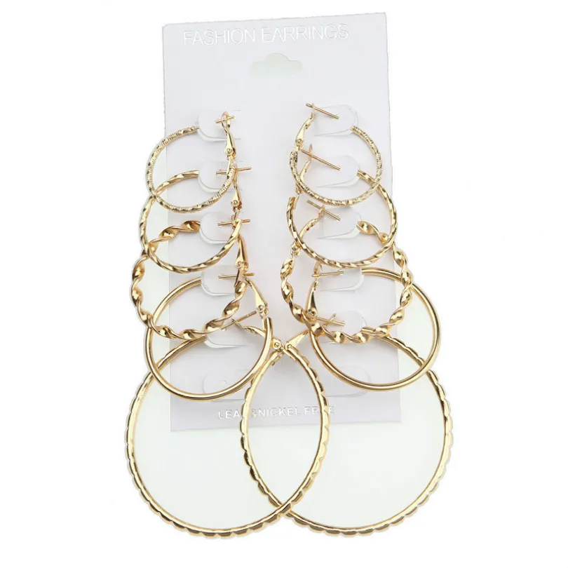 Europe And The United States Exaggerated Size Circle Speed Sell Through 5 Sets Of Suit Boucles D'oreilles Pour Les Femmes
Europe And The United States Exaggerated Size Circle Speed Sell Through 5 Sets Of Suit Boucles D'oreilles Pour Les Femmes