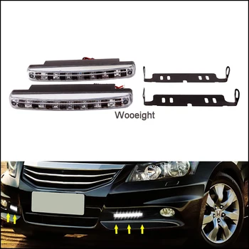 Car Styling NEW 2PC Universal 8LED Super Bright Daytime Driving Running Light DRL Car Fog Lamp Waterproof White DC 12V
Car Styling NEW 2PC Universal 8LED Super Bright Daytime Driving Running Light DRL Car Fog Lamp Waterproof White DC 12V