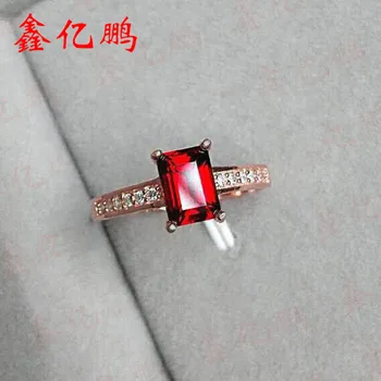 925 sterling silver with natural female 5 x7mm mozambique garnet ring
925 sterling silver with natural female 5 x7mm mozambique garnet ring