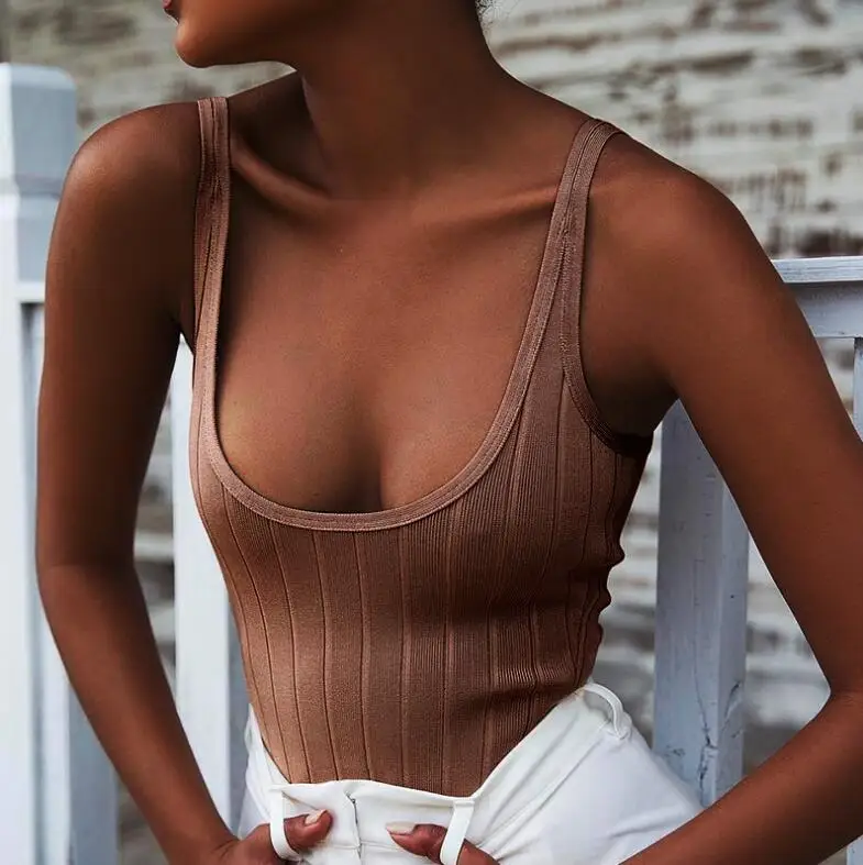 Sexy stripe backless knitted bodysuit brown backless jumpsuit women rompers 2019 summer catsuits overalls body feminino FD-87
Sexy stripe backless knitted bodysuit brown backless jumpsuit women rompers 2019 summer catsuits overalls body feminino FD-87