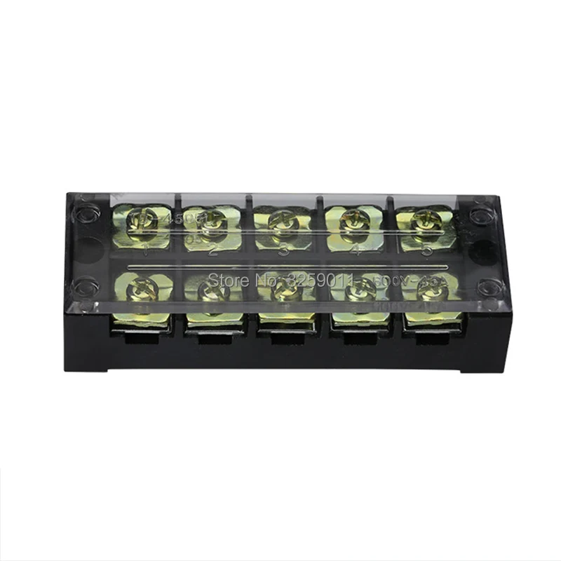 50PCS TB-1505 TB15A5P Suyep 5 Positions Dual Rows 600V 15 A Wire Barrier Block Terminal Strip copper
50PCS TB-1505 TB15A5P Suyep 5 Positions Dual Rows 600V 15 A Wire Barrier Block Terminal Strip copper