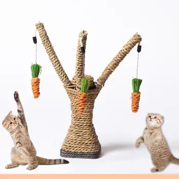 Cat Scratcher Tree Shape Hanging Carrot Scratch-Resistant Post Toy Pet Supplies Cat Toys Cute
Cat Scratcher Tree Shape Hanging Carrot Scratch-Resistant Post Toy Pet Supplies Cat Toys Cute