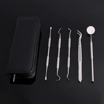 5Pcs/6Pcs Dental Tool Sets Mirror Stainless Steel Clean Mouth Probe Tooth Care Kit Instrument Tweezer Hoe Sickle Scaler Sets
5Pcs/6Pcs Dental Tool Sets Mirror Stainless Steel Clean Mouth Probe Tooth Care Kit Instrument Tweezer Hoe Sickle Scaler Sets