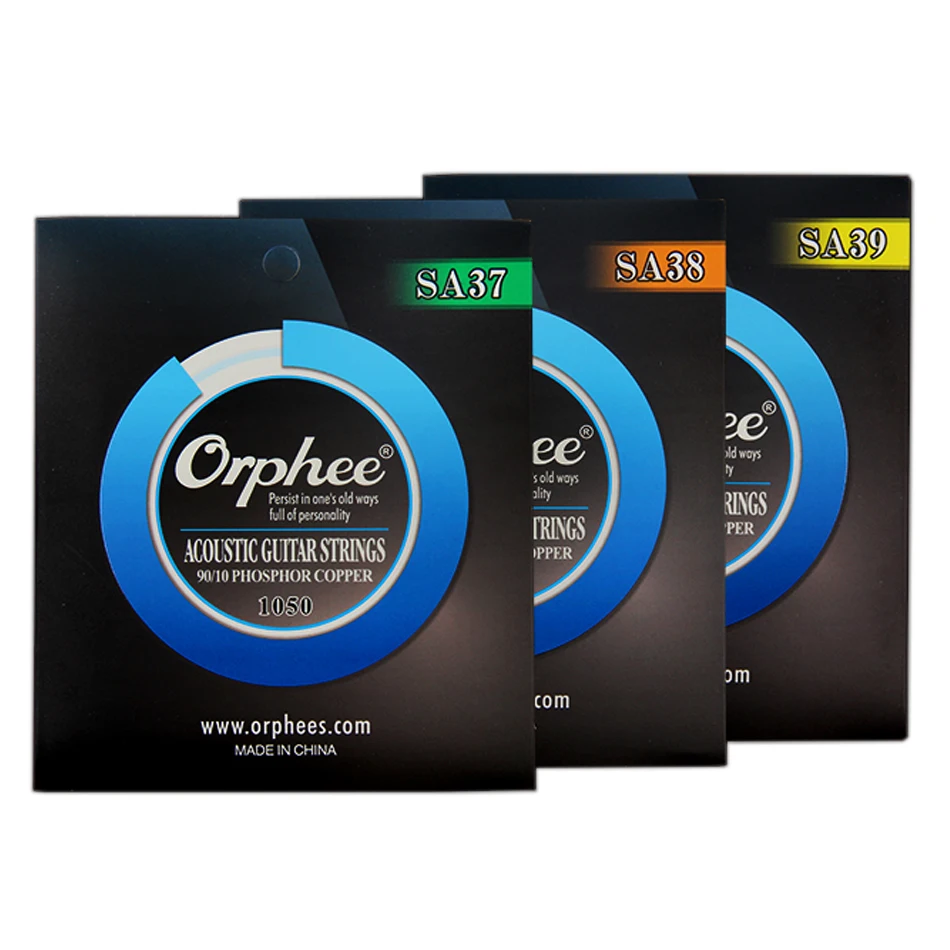 Orphee SA Series Acoustic Guitar Strings Set Professional Medium Light Extra Light String 90/10 Bronze Guitar String Accessories
Orphee SA Series Acoustic Guitar Strings Set Professional Medium Light Extra Light String 90/10 Bronze Guitar String Accessories