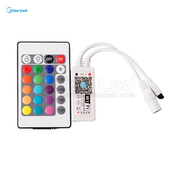 24key controller + LED rgbw mini wifi smart controller 5v-28v for RGBW led strip Phone app control
24key controller + LED rgbw mini wifi smart controller 5v-28v for RGBW led strip Phone app control