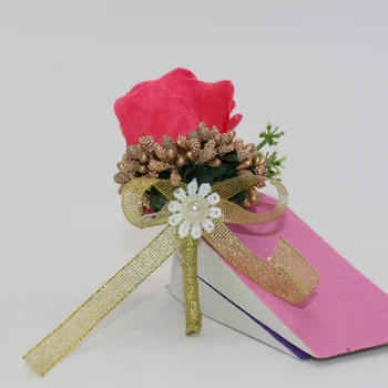 REDJCK 5 Pcs\lot Guest Boutonniere Flower Rose Artificial Corsage Flowers For Bridesmaids Bride Wedding Party Decoration 
REDJCK 5 Pcs\lot Guest Boutonniere Flower Rose Artificial Corsage Flowers For Bridesmaids Bride Wedding Party Decoration