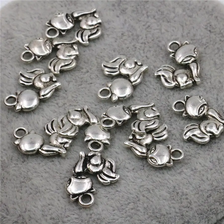 5PCS Hot Sale For Necklace Bracelet Accessories Jewelry Making Copper Metal Lucky Fox Animal DIY Loose Finding Pendant 12x15mm
5PCS Hot Sale For Necklace Bracelet Accessories Jewelry Making Copper Metal Lucky Fox Animal DIY Loose Finding Pendant 12x15mm
