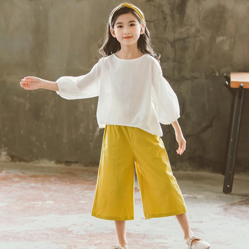2020 New Baby Girls Clothing Sets Costume For Girls Clothes Suits Children Clothing Set For Girls White Blouses Shirts + Pants
2020 New Baby Girls Clothing Sets Costume For Girls Clothes Suits Children Clothing Set For Girls White Blouses Shirts + Pants