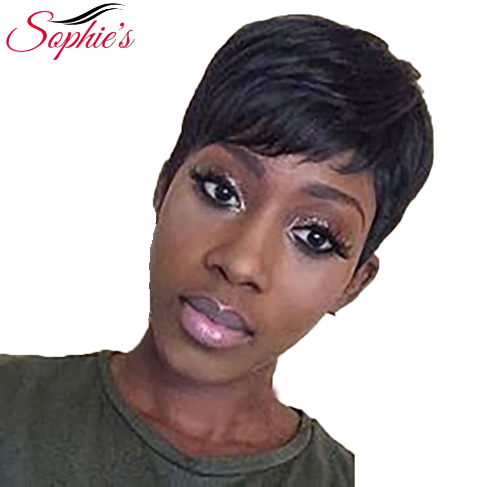 Sophie's Short Human Hair Wigs For Women Brazilian Natural Wave Non-Remy Human Hair No Smell H. ANNA Wigs Bouncy 4.5inches 61g
Sophie's Short Human Hair Wigs For Women Brazilian Natural Wave Non-Remy Human Hair No Smell H. ANNA Wigs Bouncy 4.5inches 61g