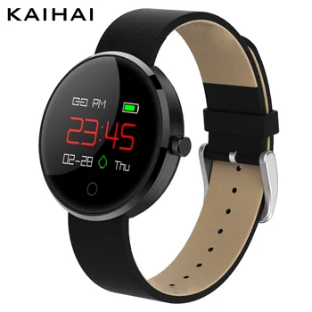 KAIHAI H12 new smart fitness wristband color screen leather bracelet Blood pressure heart rate monitor watch reloj inteligente
KAIHAI H12 new smart fitness wristband color screen leather bracelet Blood pressure heart rate monitor watch reloj inteligente