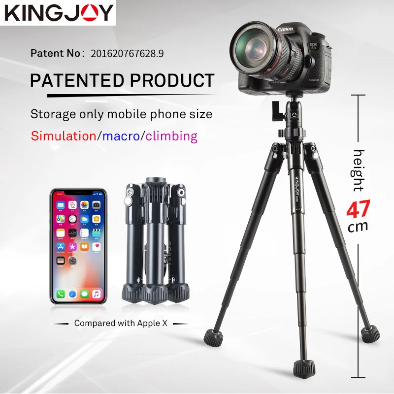 KINGJO Official SC051 Mini Camera Table Tripod For Phone Gorillapod Mobile Tripe Para Movil Aluminum Tripode Stand Selfie Stick
KINGJO Official SC051 Mini Camera Table Tripod For Phone Gorillapod Mobile Tripe Para Movil Aluminum Tripode Stand Selfie Stick