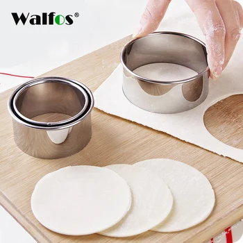 WALFOS 304 Stainless Steel Cutter Dumplings Mould Kitchen Maker Dumpling Skin Device Dough Press Pancake Tools
WALFOS 304 Stainless Steel Cutter Dumplings Mould Kitchen Maker Dumpling Skin Device Dough Press Pancake Tools