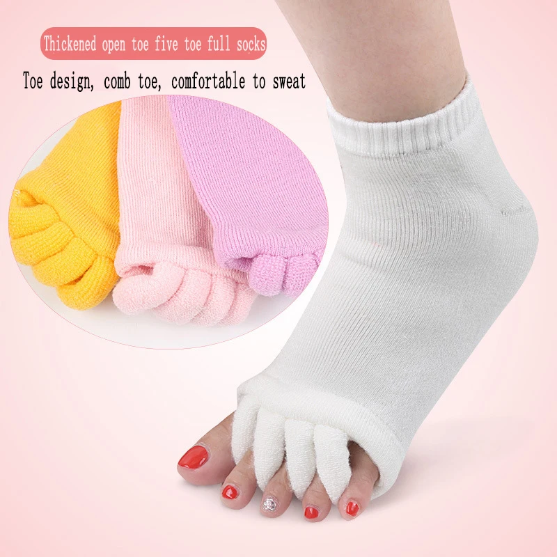 Best selling high heel massage toe socks separator ladies open toe five toe socks ladies socks foot pain relief
Best selling high heel massage toe socks separator ladies open toe five toe socks ladies socks foot pain relief