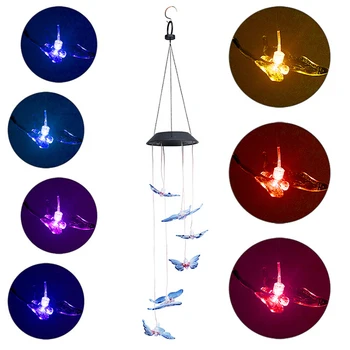 Wind Chime Solar Lights Hanging Butterfly Outdoor Garden Landscape Light For Home Garden Park new
Wind Chime Solar Lights Hanging Butterfly Outdoor Garden Landscape Light For Home Garden Park new
