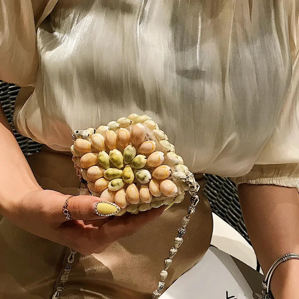 Women Natural Sea Shell Bag Hand-Weaved Messenger Cute Waterproof women backpack leather vintage
Women Natural Sea Shell Bag Hand-Weaved Messenger Cute Waterproof women backpack leather vintage