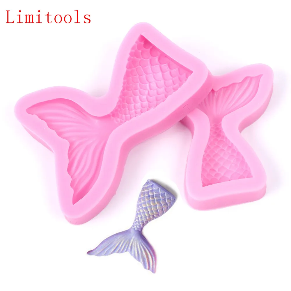 LIMITOOLS Christening Mermaid Tail Silicone Mold Fondant Cupcake Cake Decorating Baking Tools Handmade Soap Mold Fish Fork tail
LIMITOOLS Christening Mermaid Tail Silicone Mold Fondant Cupcake Cake Decorating Baking Tools Handmade Soap Mold Fish Fork tail