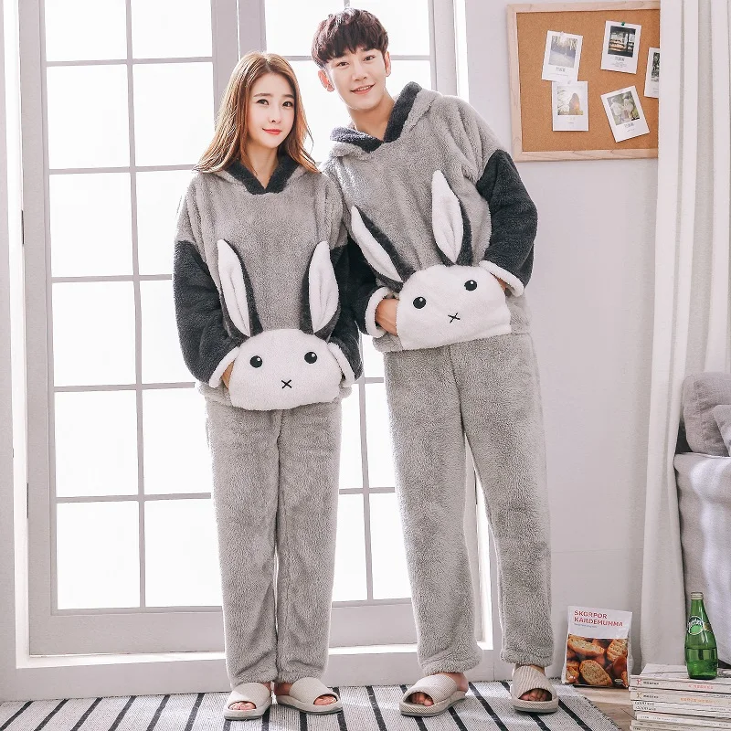 winter Couples Coral Fleece Plush Pajamas women Cosplay Pyjamas men pijama masculino Hooded long wool sleepwear warm thicker
winter Couples Coral Fleece Plush Pajamas women Cosplay Pyjamas men pijama masculino Hooded long wool sleepwear warm thicker