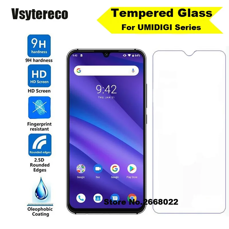 Tempered Glass for UMIDIGI A5 Pro Screen Protector High Explosion-proof Tempered Glass For Umidigi S3 Pro F1 Play Power A3 Pro
Tempered Glass for UMIDIGI A5 Pro Screen Protector High Explosion-proof Tempered Glass For Umidigi S3 Pro F1 Play Power A3 Pro