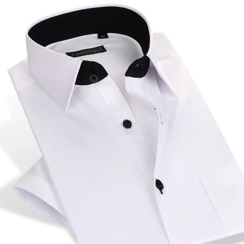 Summer Short Sleeve Shirt Slim Fit Twill Dress Shirt for Men Business Formal Shirt Plus size 5XL 6XL
Summer Short Sleeve Shirt Slim Fit Twill Dress Shirt for Men Business Formal Shirt Plus size 5XL 6XL