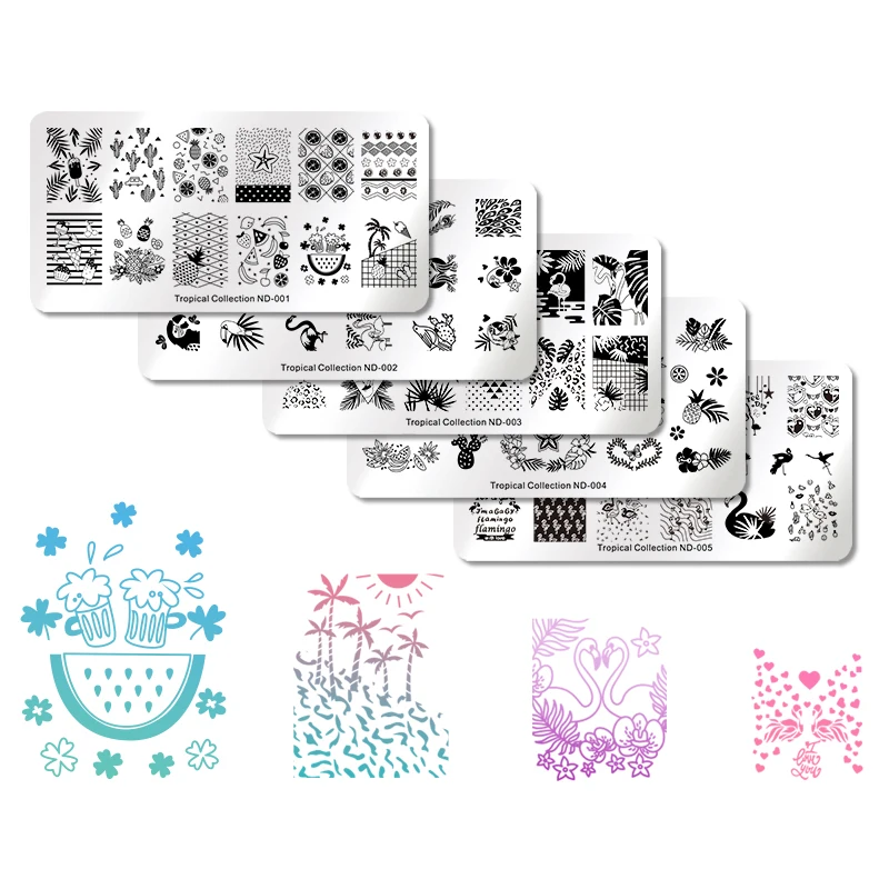 NICOLE DIARY Nail Art Stamping Plate Rectangle Round Fruit Pineapple Pattern Nail Stamping Template Manicure Art Stencil
NICOLE DIARY Nail Art Stamping Plate Rectangle Round Fruit Pineapple Pattern Nail Stamping Template Manicure Art Stencil