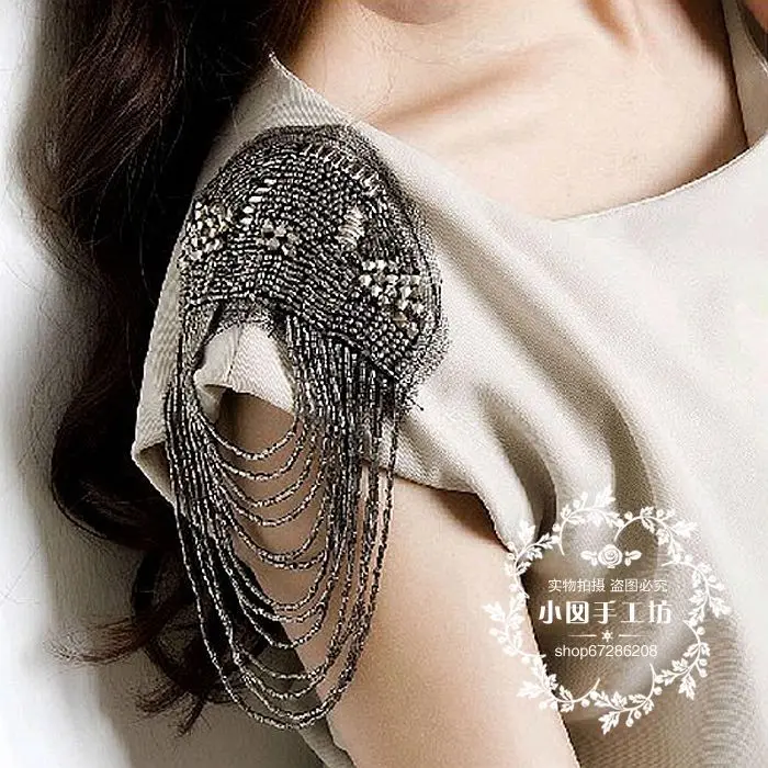 2 / batch free shipping manual Dingzhu flower Korean version suits collar tassel epaulets shoulder flower DIY GRL0259
2 / batch free shipping manual Dingzhu flower Korean version suits collar tassel epaulets shoulder flower DIY GRL0259
