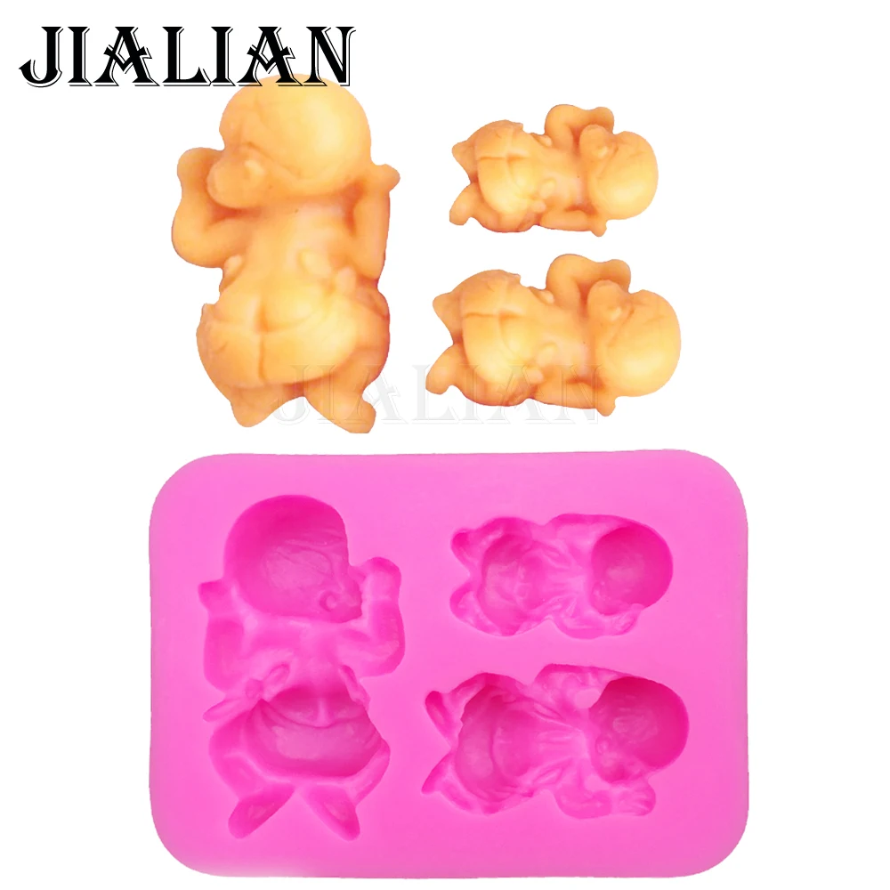 Free shipping cute baby soap mould chocolate cake decorating tools DIY baking fondant silicone mold T0177
Free shipping cute baby soap mould chocolate cake decorating tools DIY baking fondant silicone mold T0177