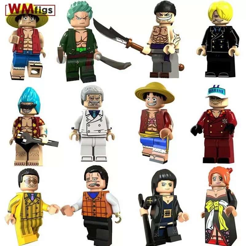 30PCS/LOT One Piece Sanji Franky Luffy Sakazuki Edward Newgate Sea Garp Anime Building Blocks Gifts Toys for Children
30PCS/LOT One Piece Sanji Franky Luffy Sakazuki Edward Newgate Sea Garp Anime Building Blocks Gifts Toys for Children