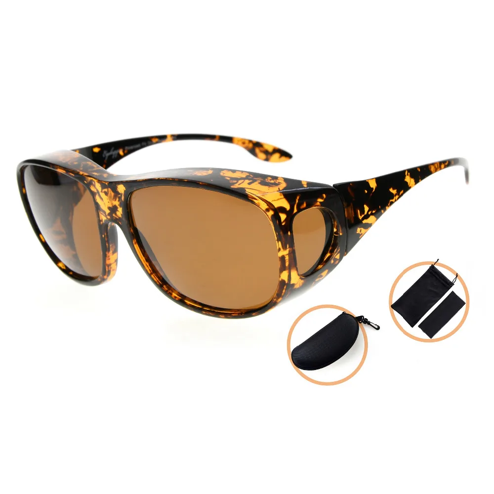 S030 Eyekepper Retro Style Large Lenses Polarized Fitover Sunglasses for Prescription Glasses
S030 Eyekepper Retro Style Large Lenses Polarized Fitover Sunglasses for Prescription Glasses