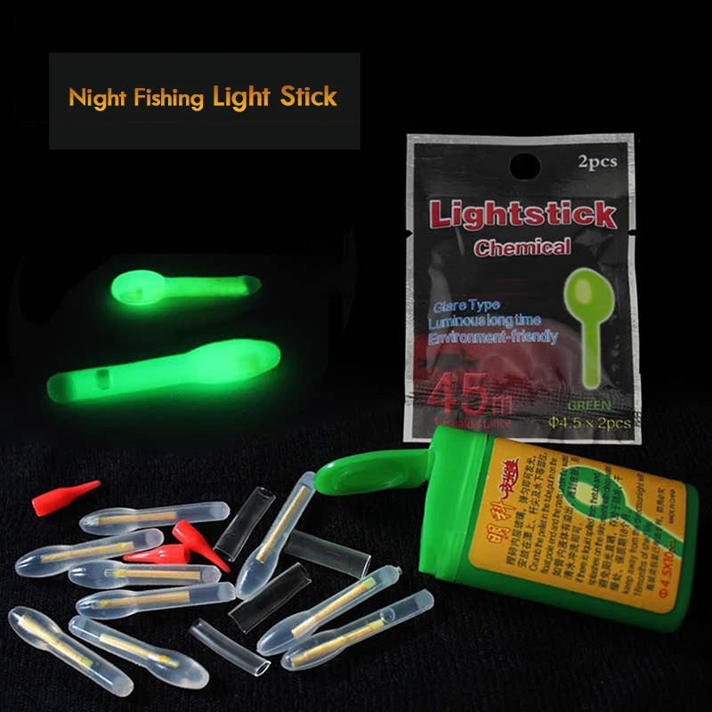 2Bottles/lot Hight Brightness Night Fishing Light Stick Glowing Stick Dia. 3.0-4.5mm Fishing Float Drifting Tail Accessory
2Bottles/lot Hight Brightness Night Fishing Light Stick Glowing Stick Dia. 3.0-4.5mm Fishing Float Drifting Tail Accessory