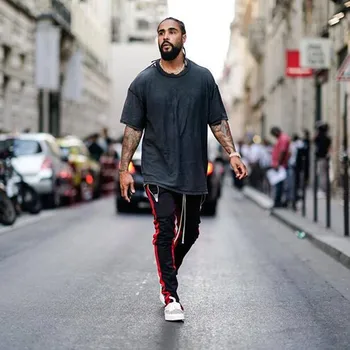 2018 Zipped Ankle Track Hiphop Pants High Quality Vintage Contrast Striped Leisure Jogger Retro Side Striped Sweatpants S-XXL
2018 Zipped Ankle Track Hiphop Pants High Quality Vintage Contrast Striped Leisure Jogger Retro Side Striped Sweatpants S-XXL