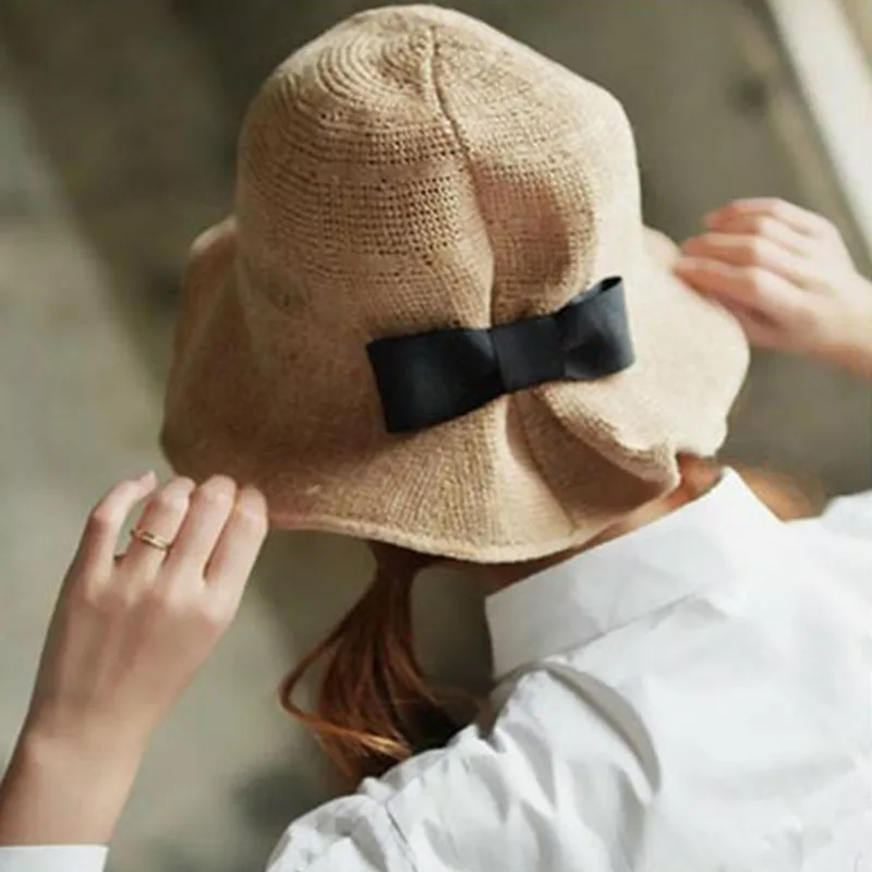 2017 Lady Plain Bucket Bow-knot Hats Men Women Vacation Sun Bob Cap Comfortable Chapeu Summer Style Fisherman Hat Free Shipping
2017 Lady Plain Bucket Bow-knot Hats Men Women Vacation Sun Bob Cap Comfortable Chapeu Summer Style Fisherman Hat Free Shipping