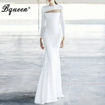 Bqueen 2017 New Sexy Hollow Out O Neck Full Sleeve Floor Length Lady Dress Elegant Mermaid Autumn Women Bandage Dress Vestidos
Bqueen 2017 New Sexy Hollow Out O Neck Full Sleeve Floor Length Lady Dress Elegant Mermaid Autumn Women Bandage Dress Vestidos