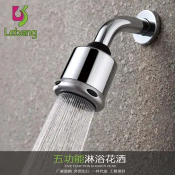 Wholesale export five function massage bath shower shower nozzle complete water ABS plastic plating shower shower head
Wholesale export five function massage bath shower shower nozzle complete water ABS plastic plating shower shower head