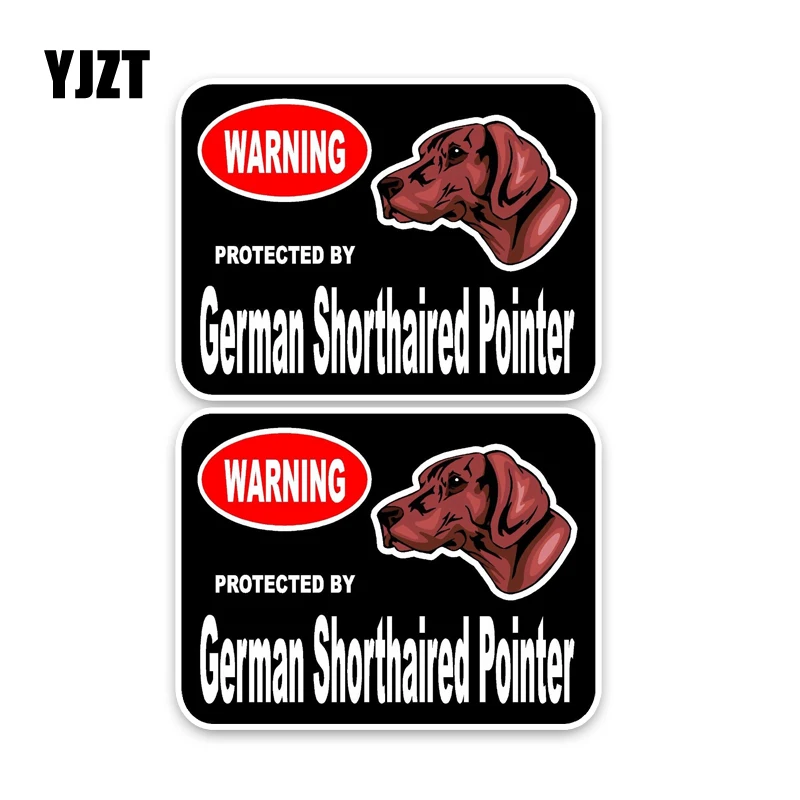 YJZT 15*11.4CM 2X German Shorthaired Pointer Guard Dog PVC High Quality Material Car Sticker C1-4490
YJZT 15*11.4CM 2X German Shorthaired Pointer Guard Dog PVC High Quality Material Car Sticker C1-4490