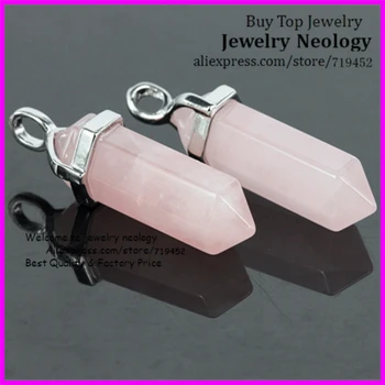 10pcs/lot Nature Pink Quartz Stones Gem Hexagonal Point Reiki Chakra Necklaces Earring Pendant Beads Druzy Jewelry Pendant
10pcs/lot Nature Pink Quartz Stones Gem Hexagonal Point Reiki Chakra Necklaces Earring Pendant Beads Druzy Jewelry Pendant