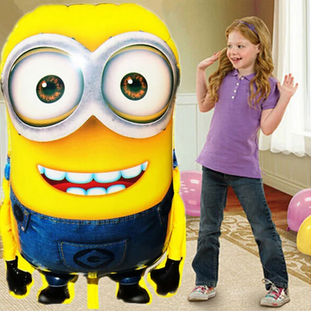 10PCS 92*65cm Cute Minions Mylar Balloons Despicable Me 2 Giant Foil Balloons Cartoon Kids Balloon Toys
10PCS 92*65cm Cute Minions Mylar Balloons Despicable Me 2 Giant Foil Balloons Cartoon Kids Balloon Toys